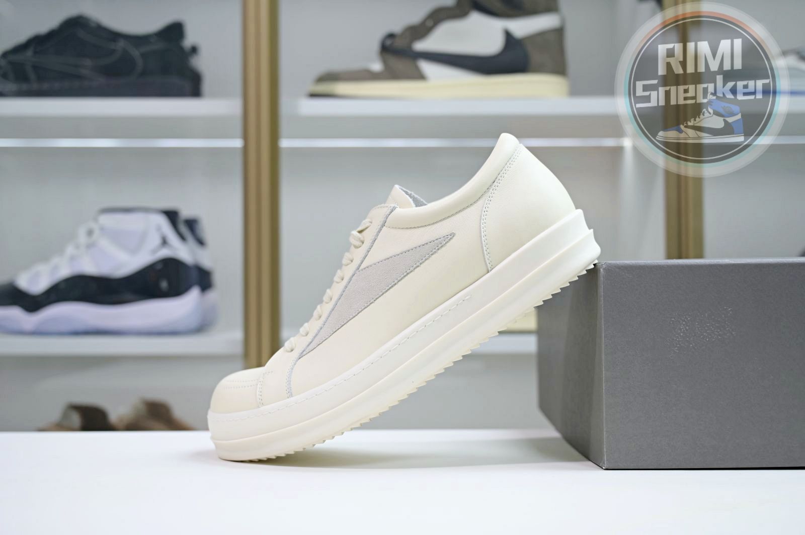 Rick Owens DRKSHDW Low White