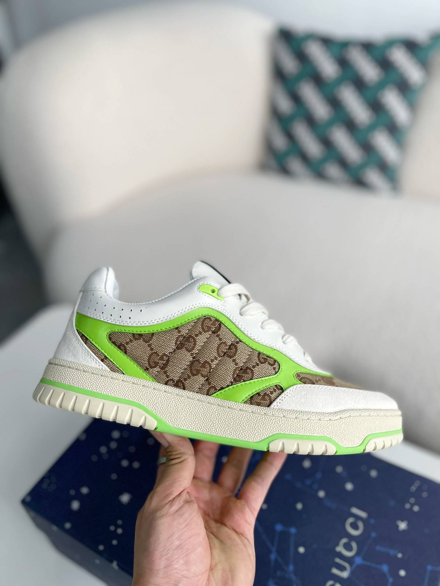 GU*ISneakers Cowhide