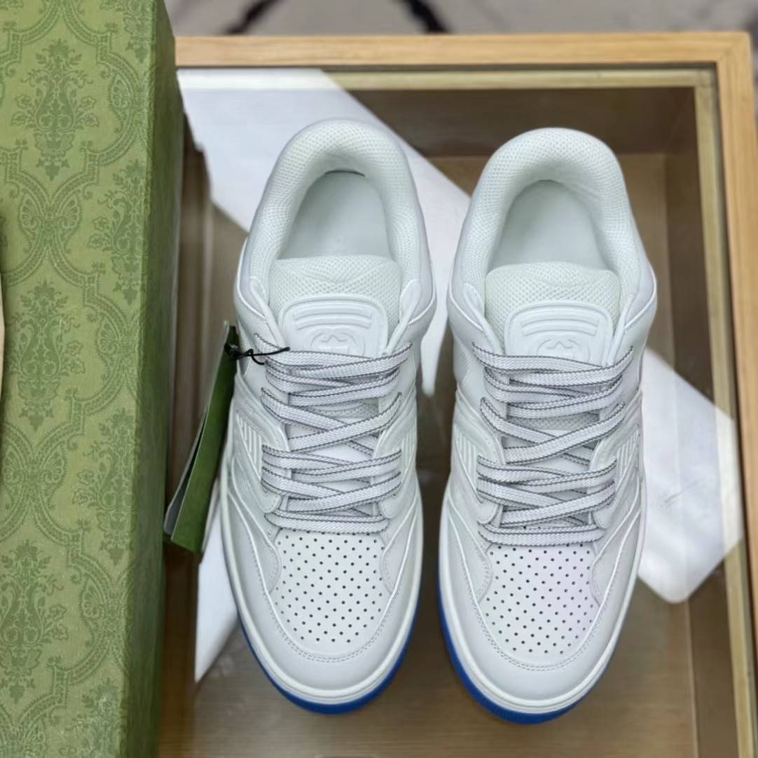 GU*Isneakers Cowhide+Breathable mesh