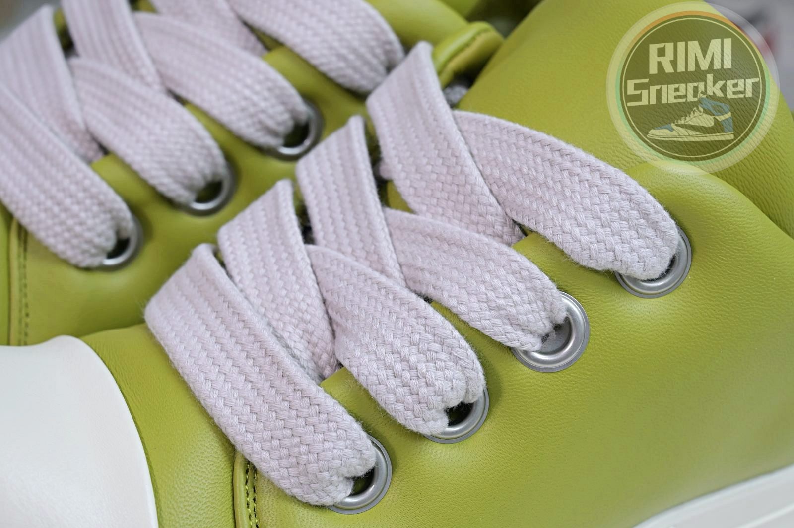 Rick Owens Jumbo Laced Padded Low Green