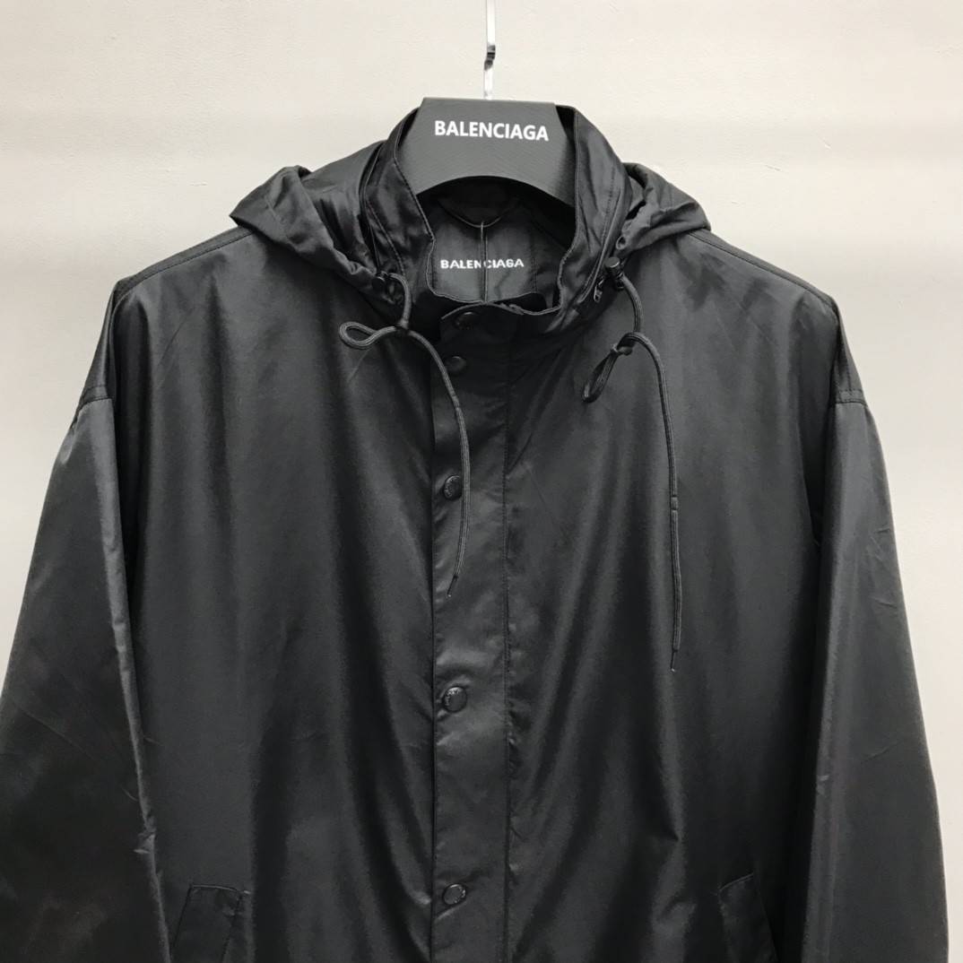 Balenciaga masking tape trench coat