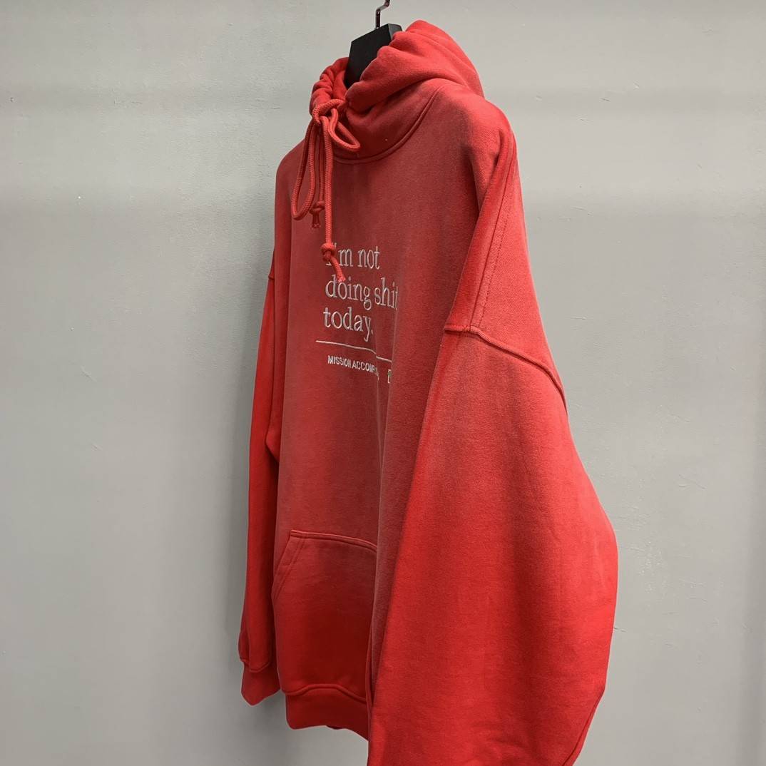 Balenciaga lettered washed sweatshirt