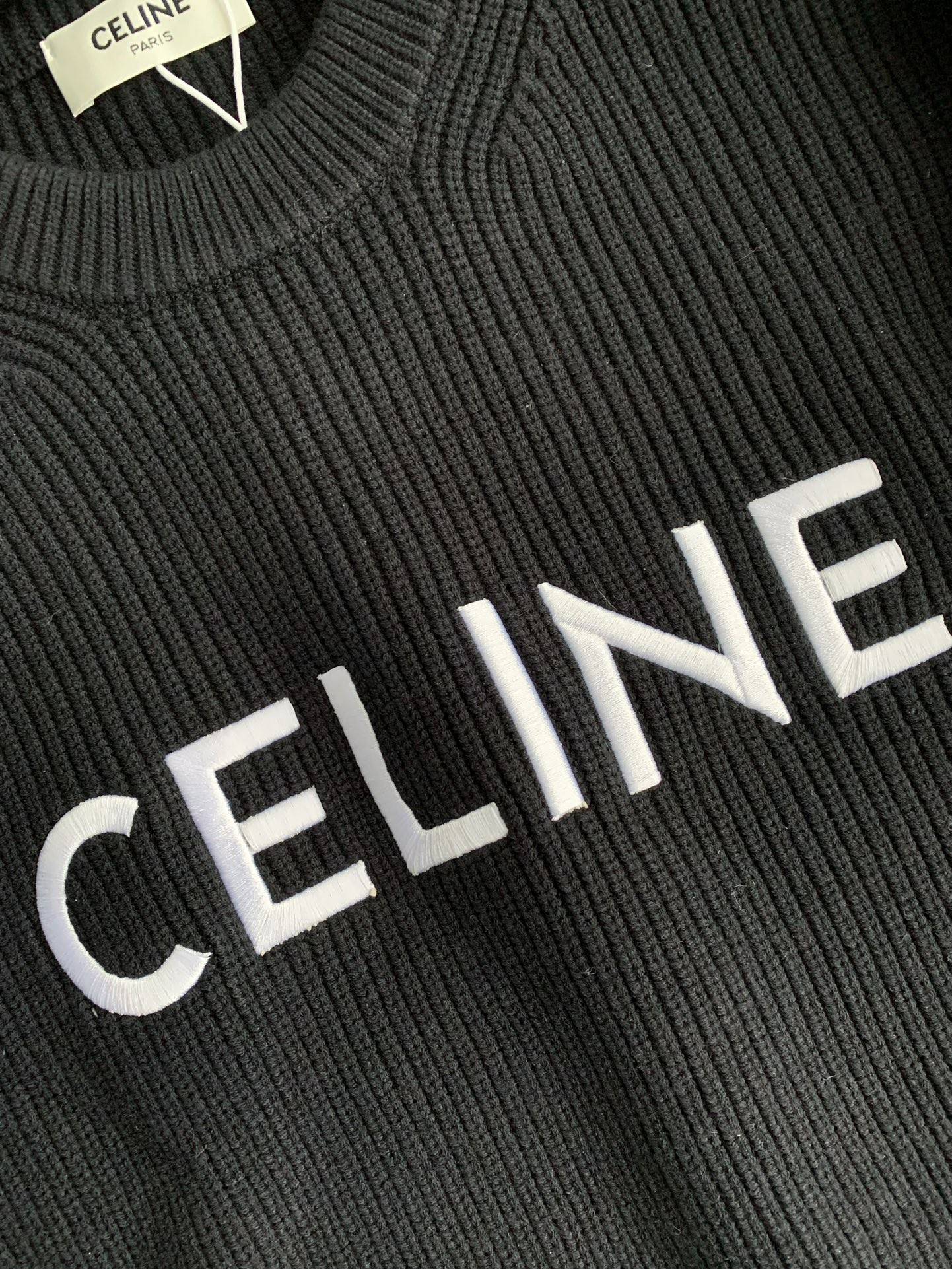 Celine sweater knitted material