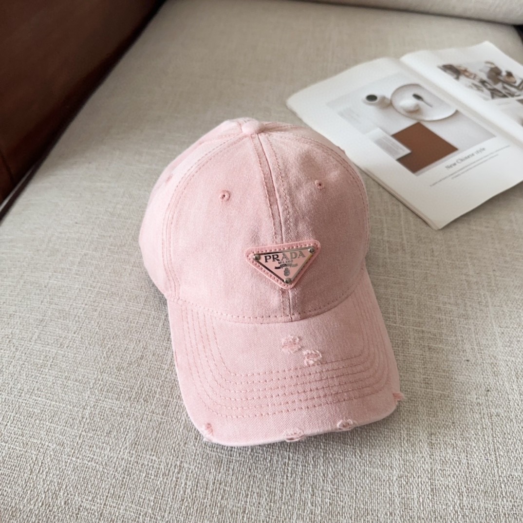 [#4812] Prada baseball cap peaked ca p hat