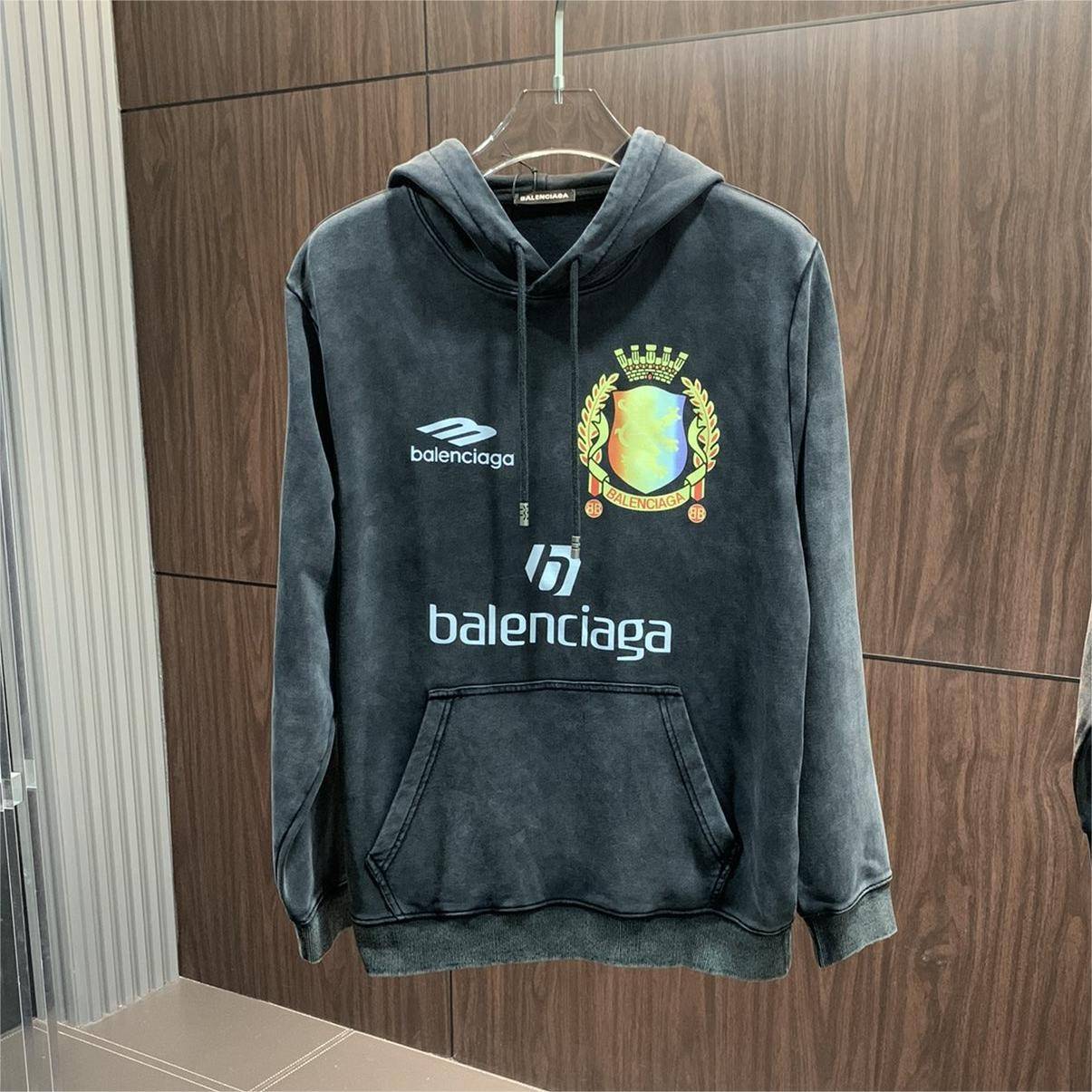 Balenciaga Men''s casual hooded sweatshirt