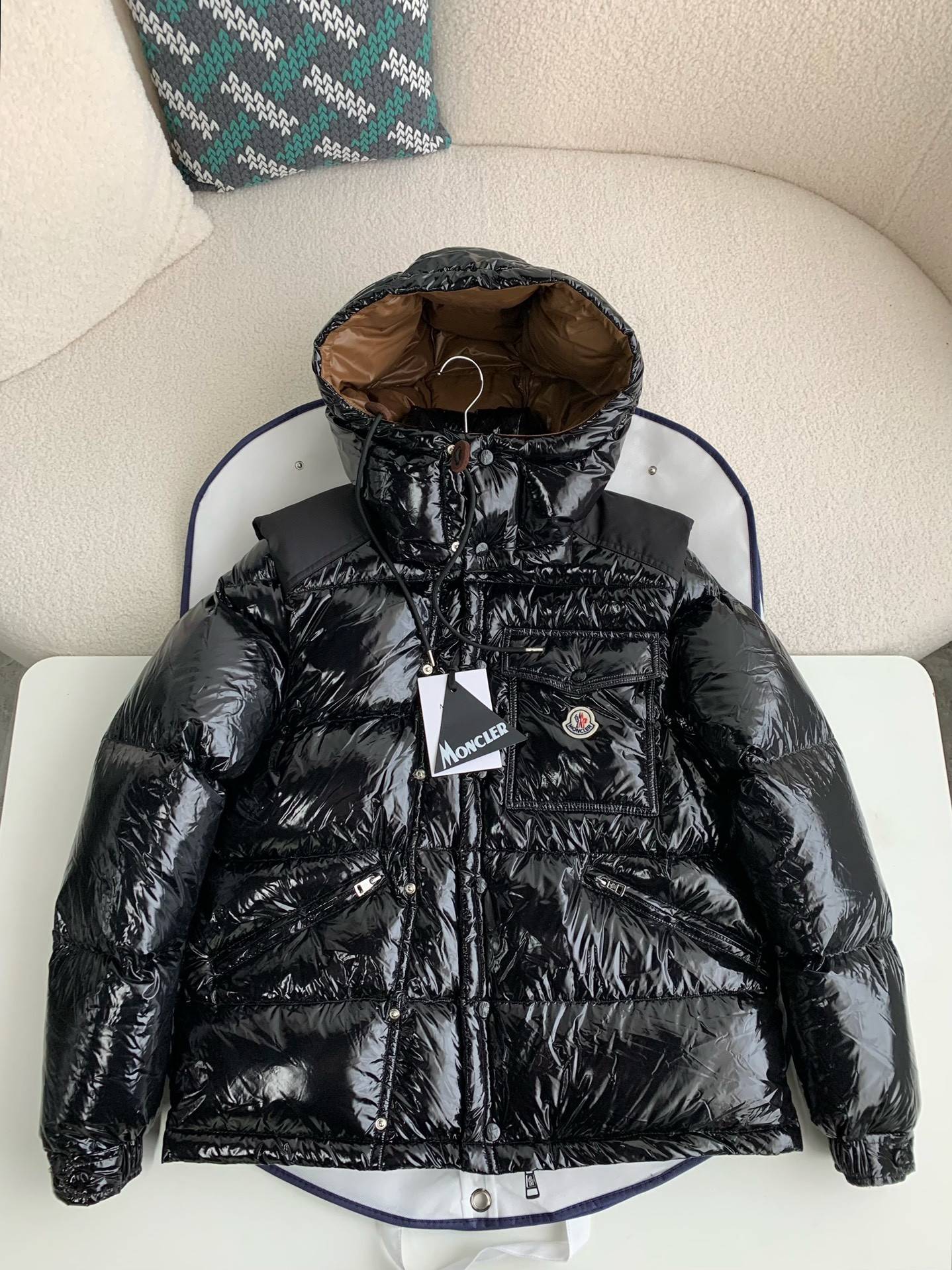 Moncler Short men''s down jacket