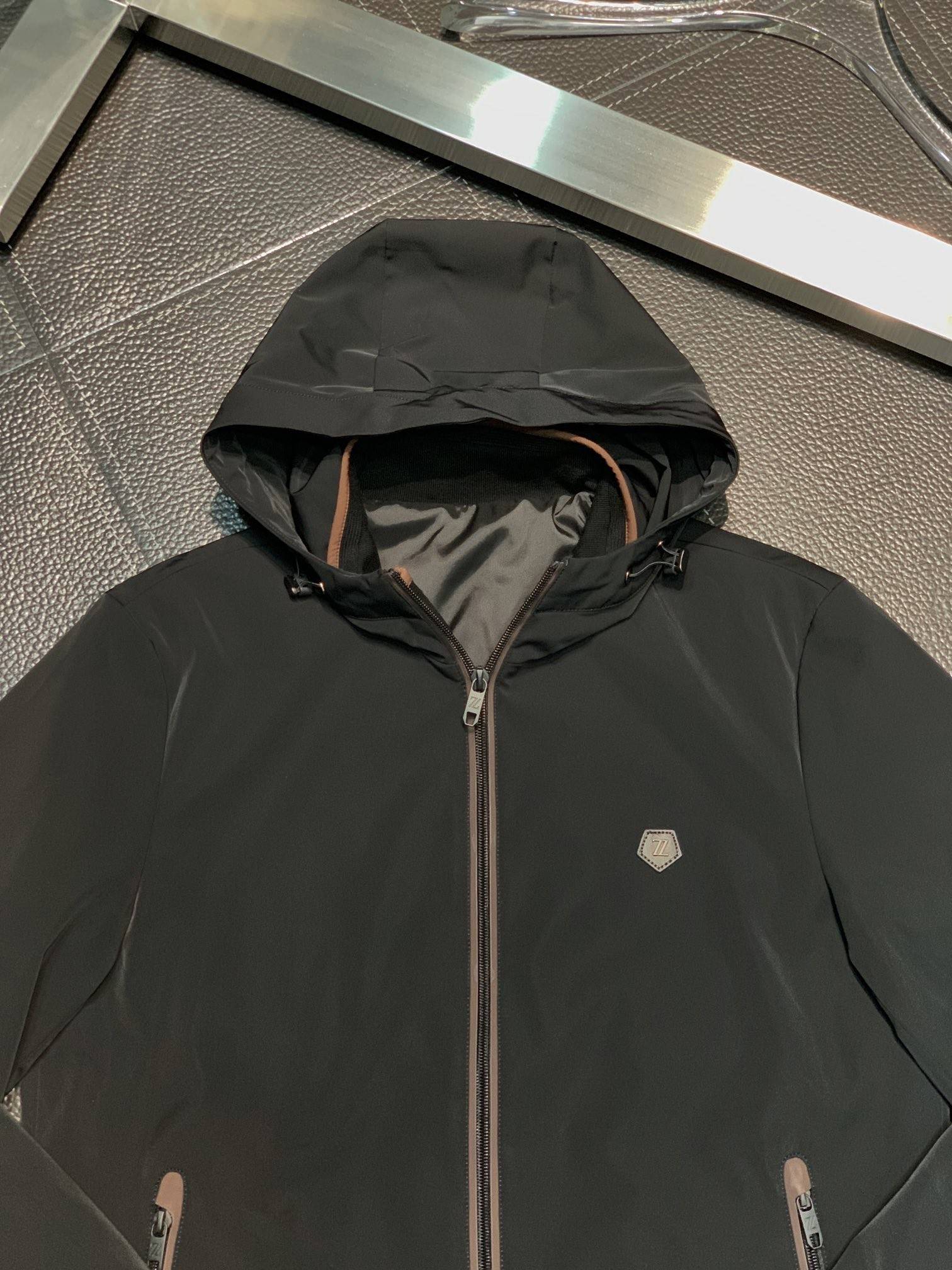 Zegna Casual hooded windbreaker