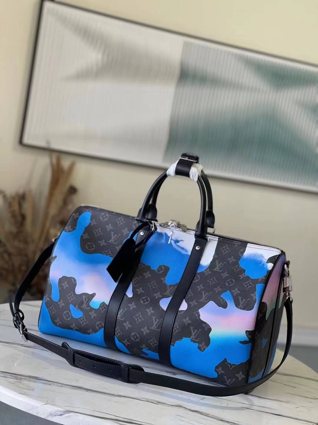 L*V KEEPALL BAG M46356 size:45*27*20cm