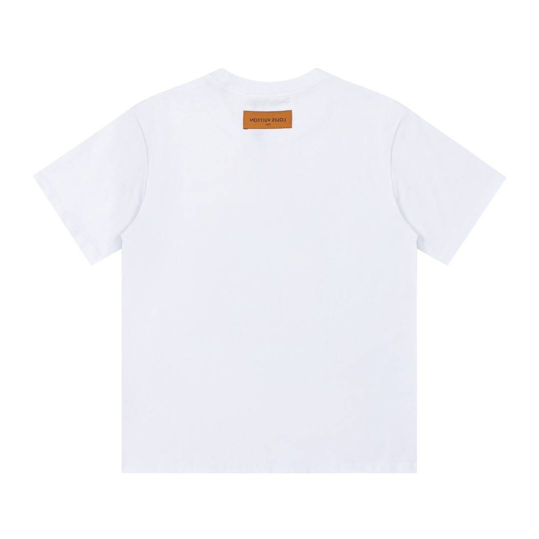 Louis Vuitton 23SS logo printed t-shirt