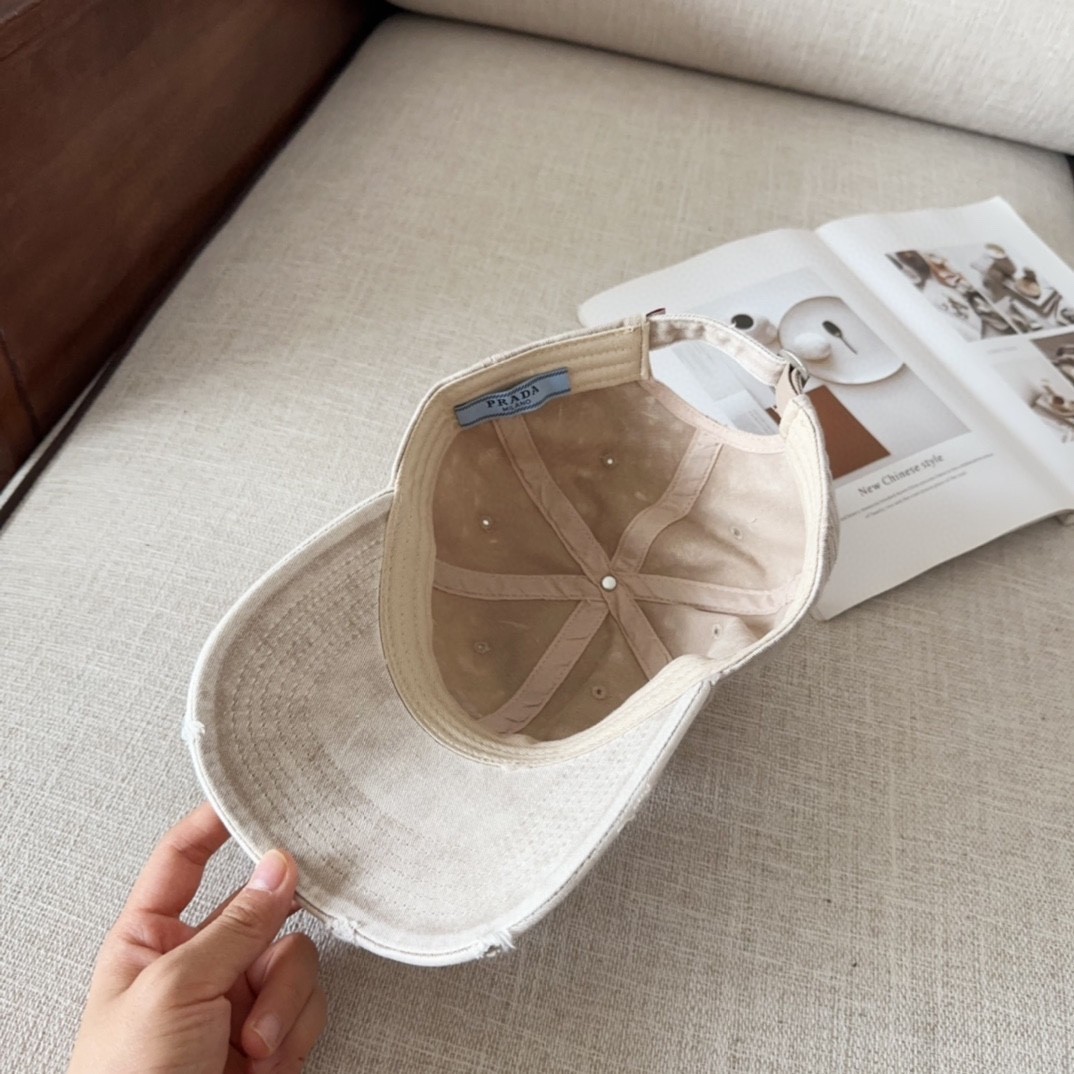 [#4811」 Prada baseball cap peaked ca p hat