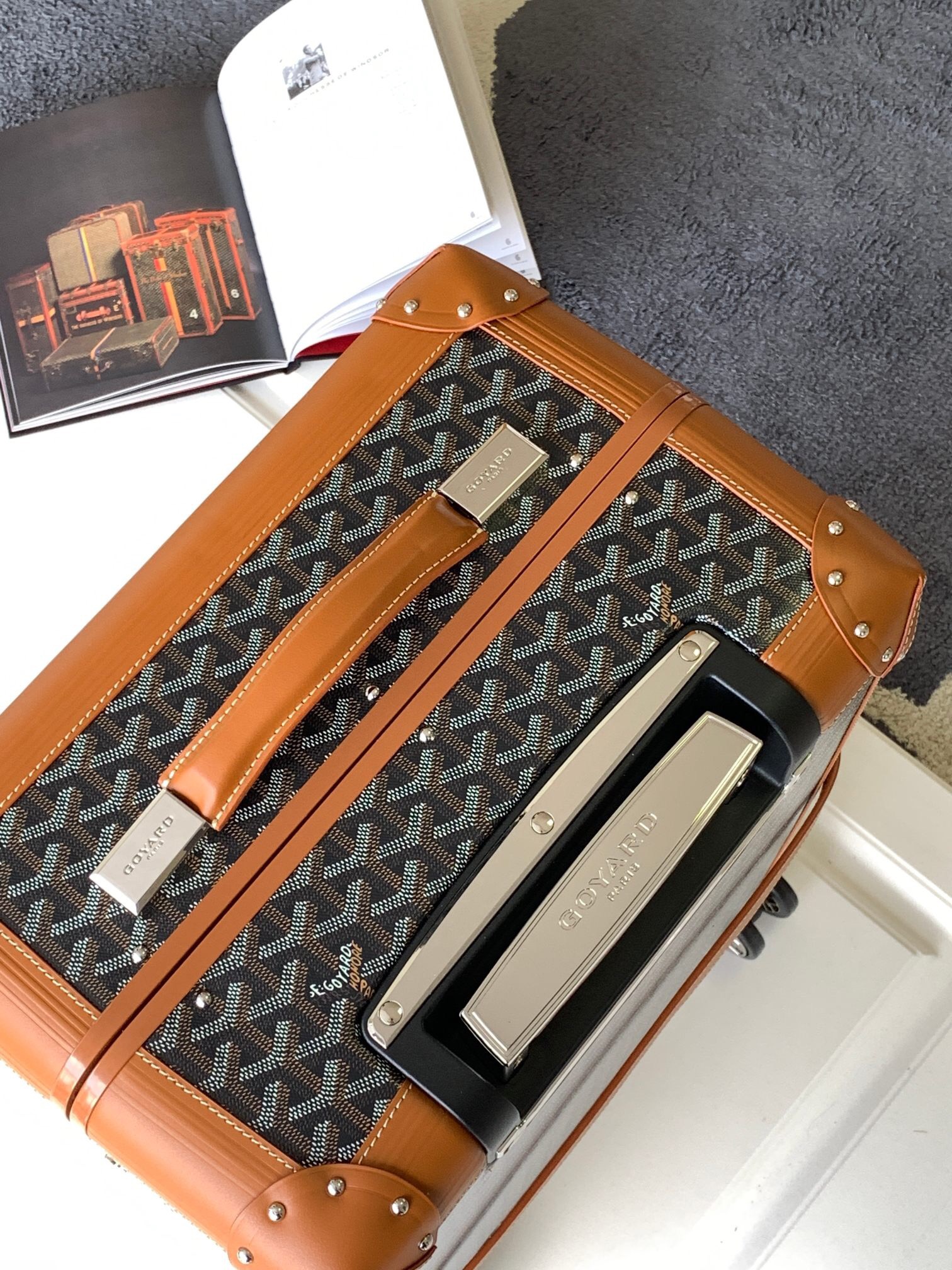 Goyard Rolling Suitcase