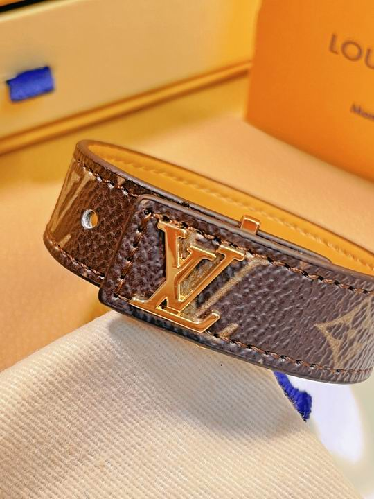 LV Brand letter logo bracelet