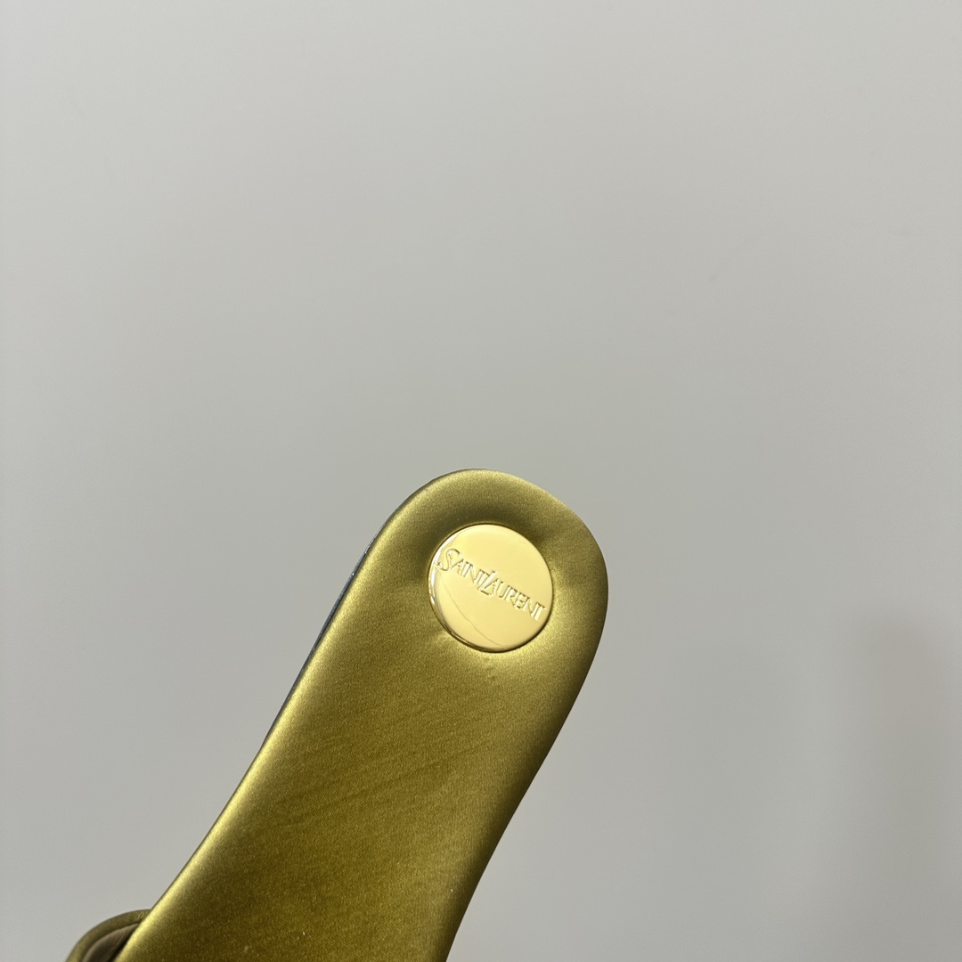 YSL pointed open-toe high heels leopard slippers: 10.5CM size: 35-42 (41.42 custom-made, no return or exchange)