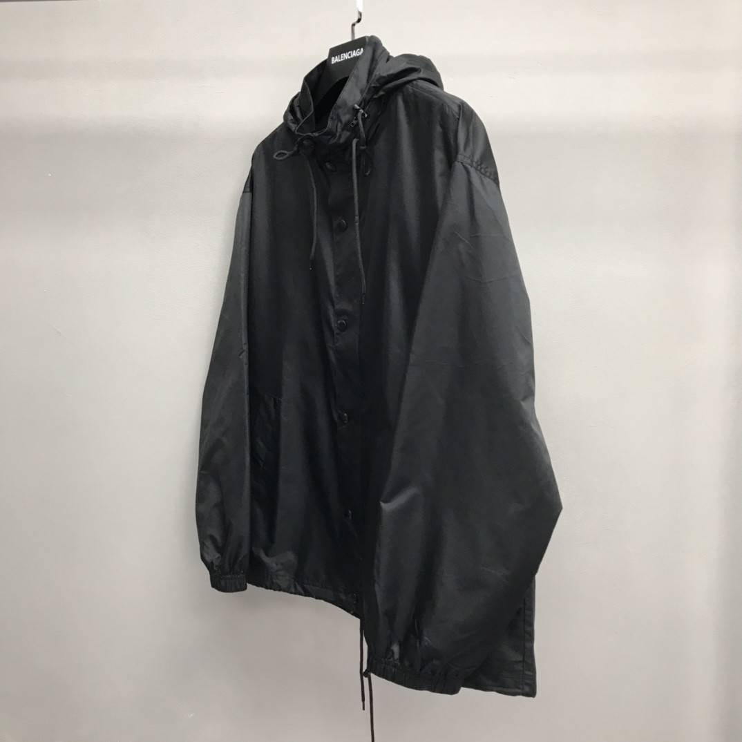 Balenciaga masking tape trench coat
