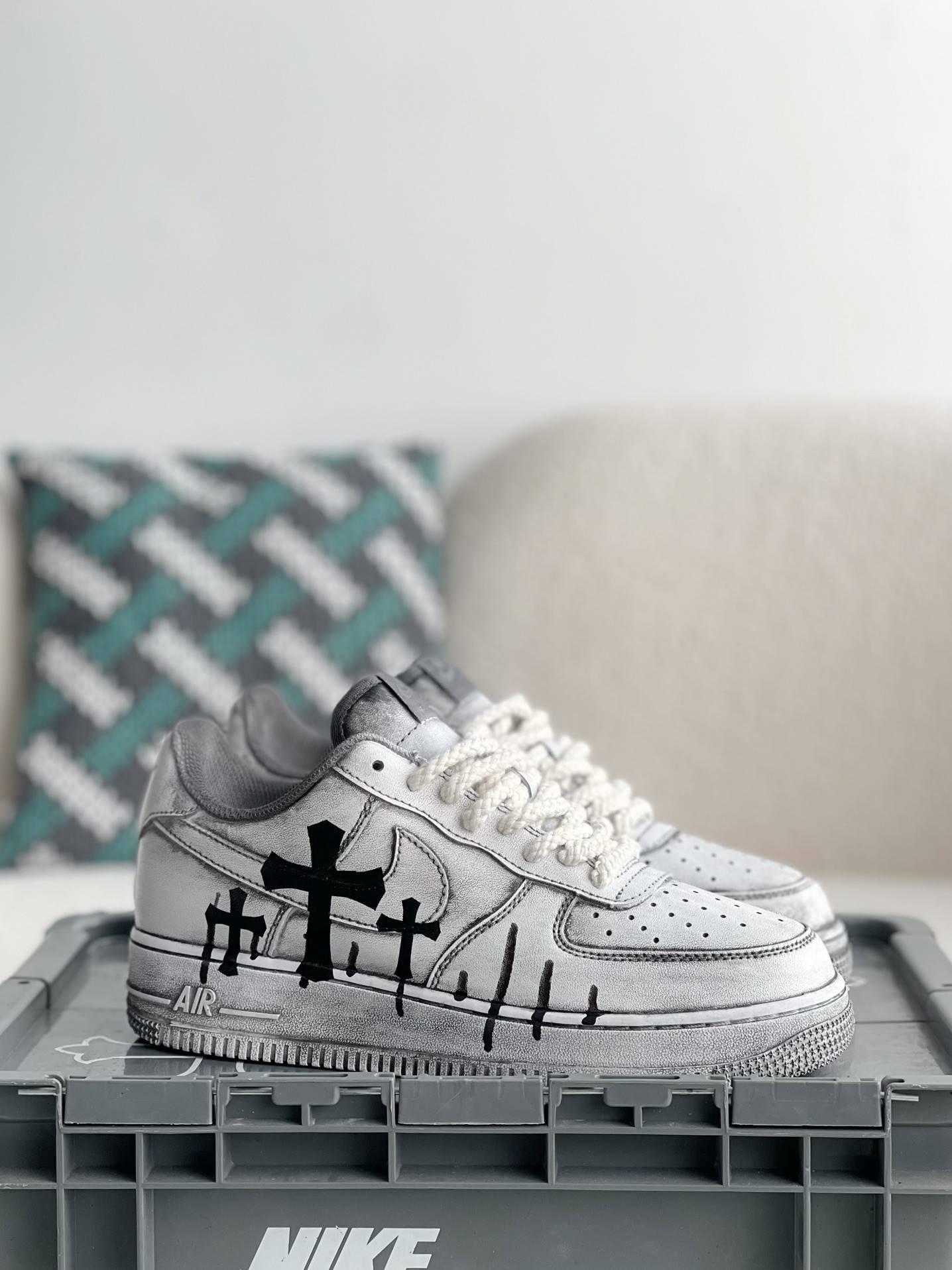 Chrome Hearts x Nike Air Force 1 sneakers