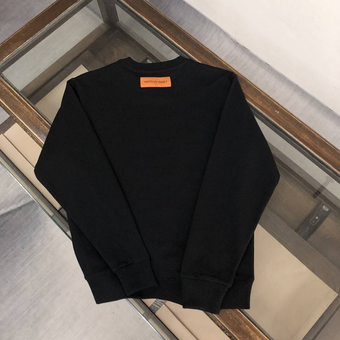 Louis Vuitton 2023 new autumn and winter couples style round neck sweatshirt