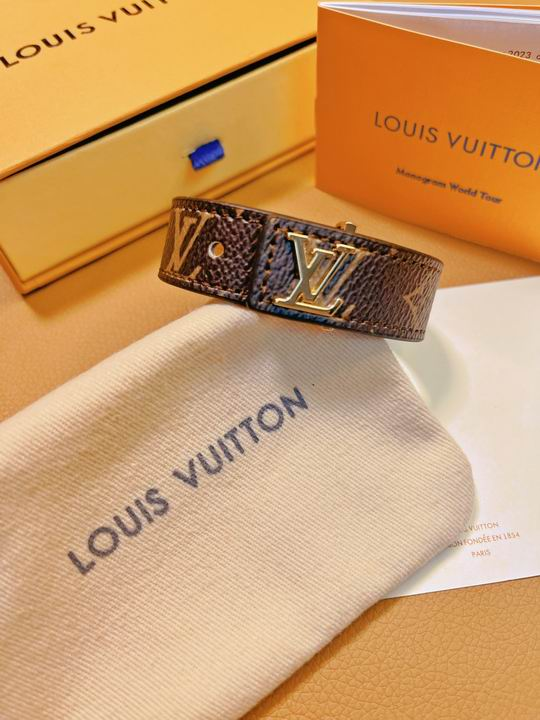 LV Brand letter logo bracelet