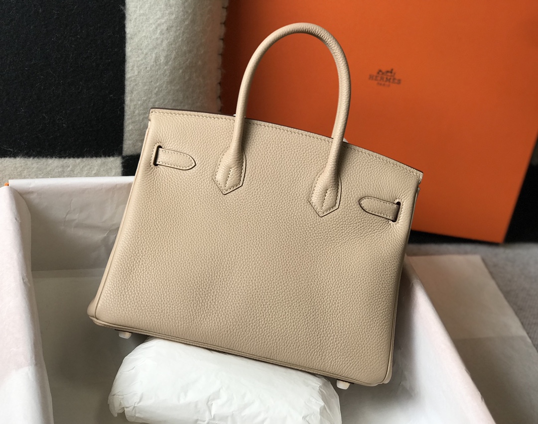 Hermès Bɪʀᴋɪɴ Trench coat grey platinum bag size: 25cm