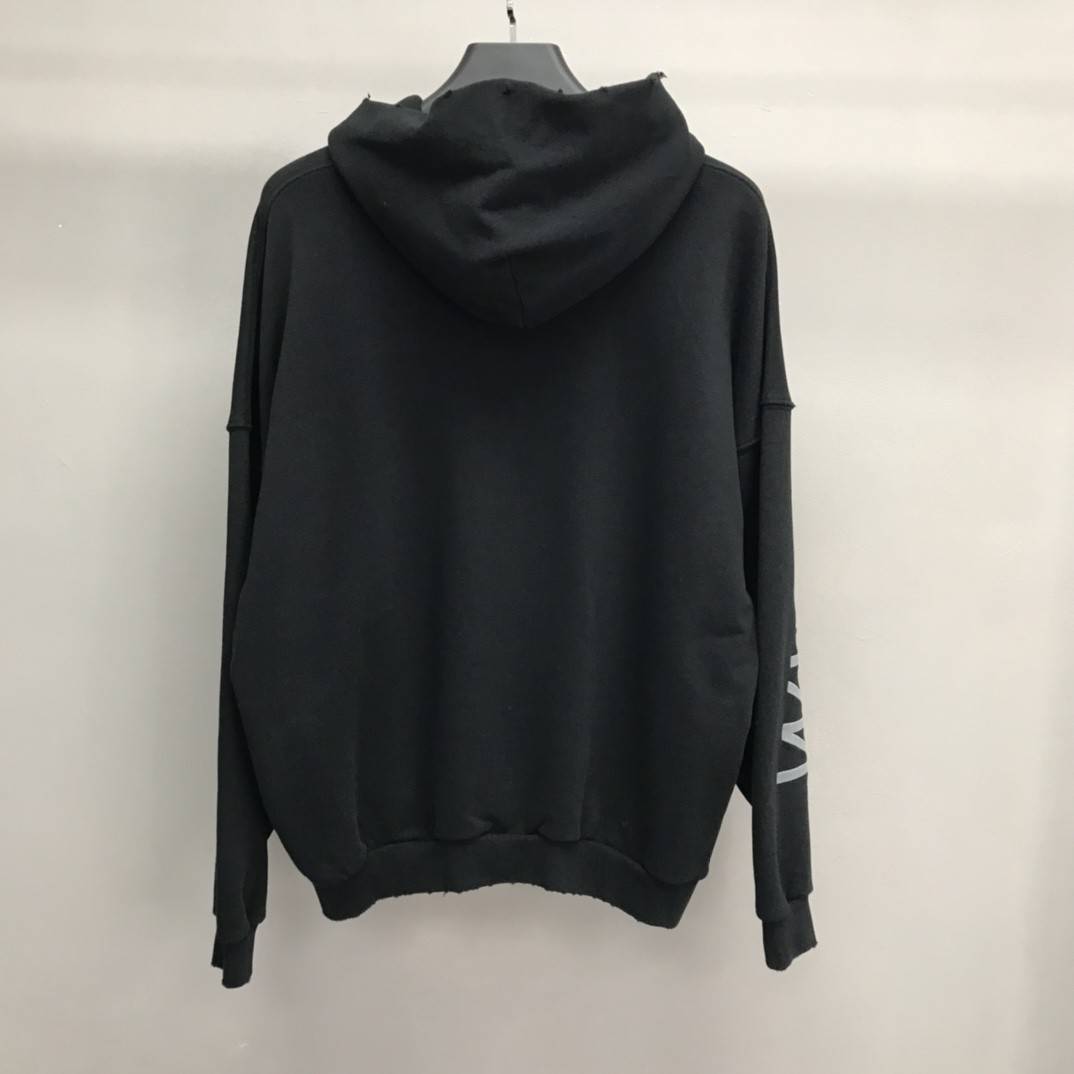 Balenciaga lettered hooded sweatshirt