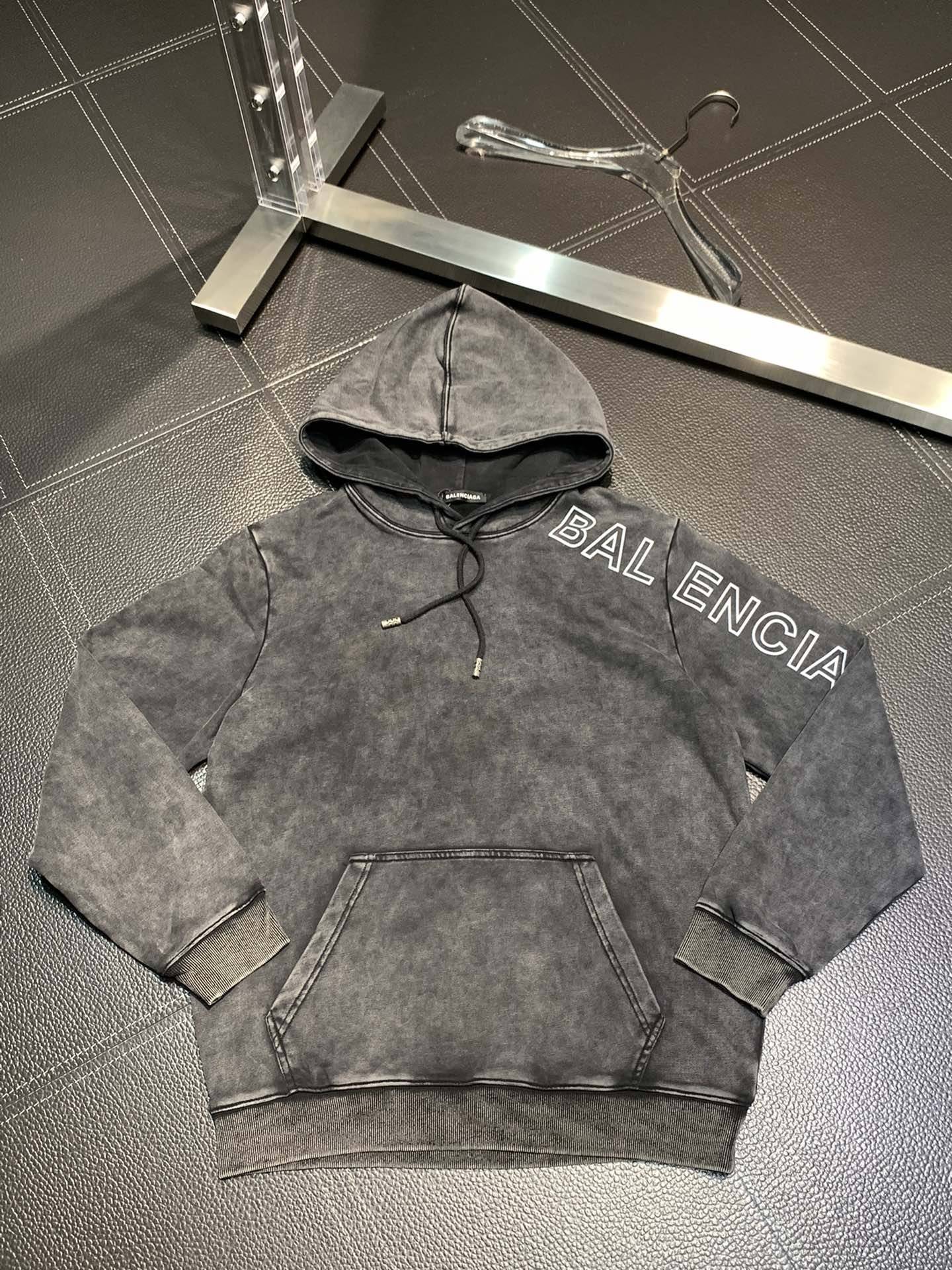 Balenciaga  Men''s casual hooded sweatshirt