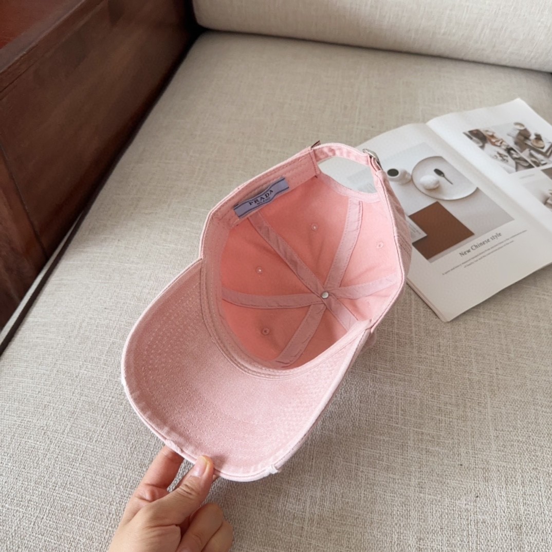 [#4812] Prada baseball cap peaked ca p hat