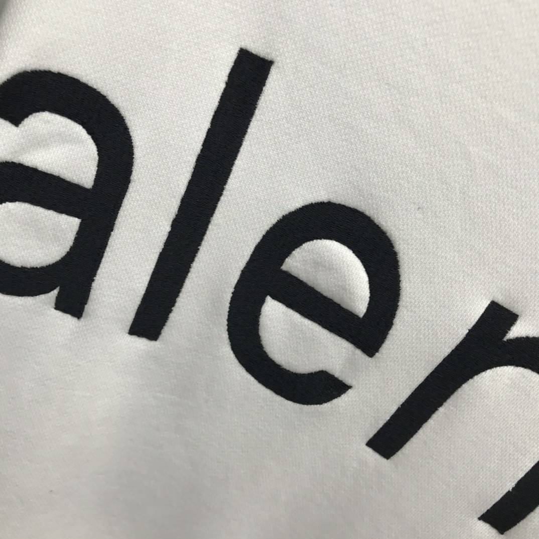 Balenciaga lettered hooded sweatshirt