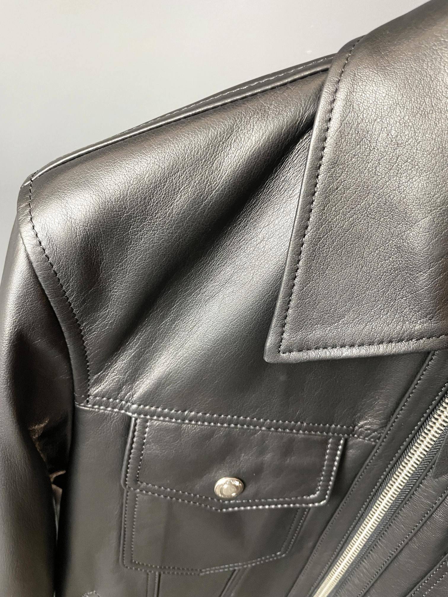 Tom Ford 23 Paris Fashion Week Leather Jackets