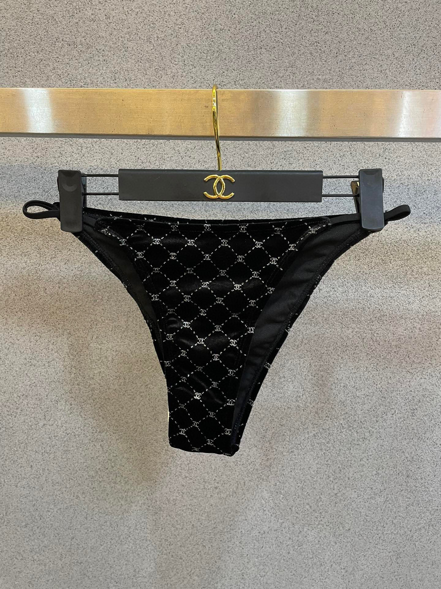 CHANEL Velvet Bikini Swimsuit Series Bikini
