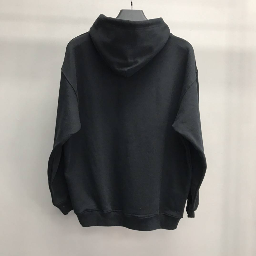 Balenciaga lock hooded sweatshirt