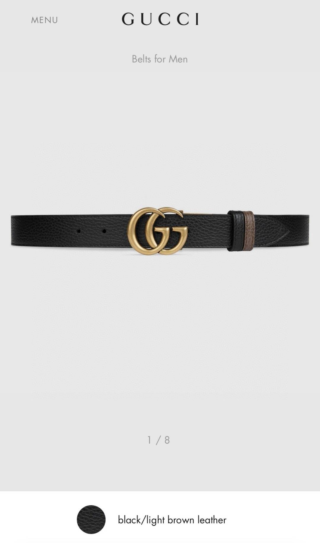 G*u*i men''s belts