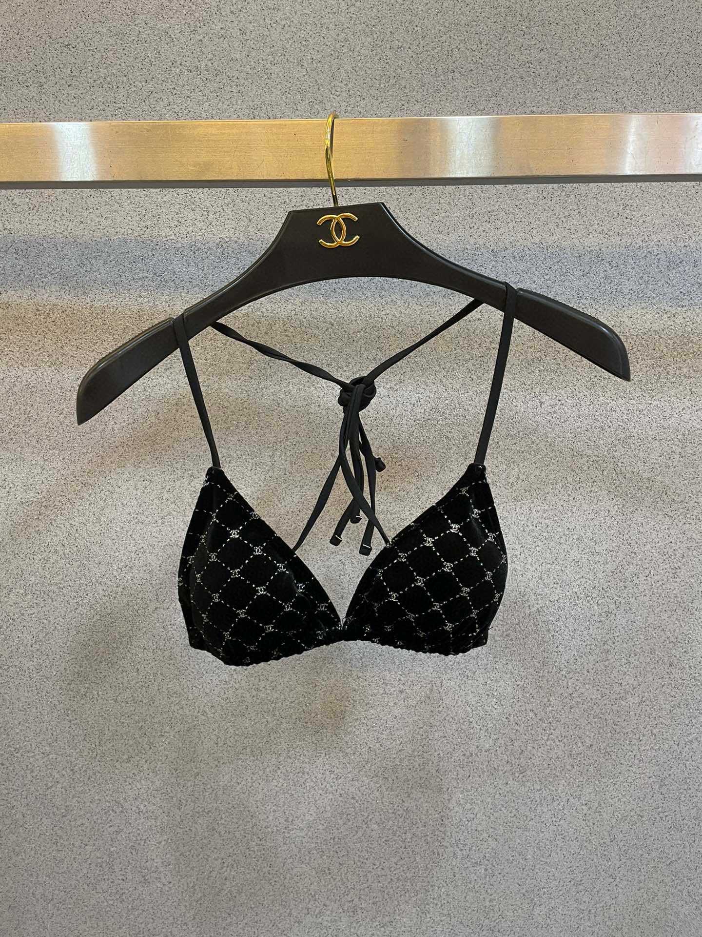 CHANEL Velvet Bikini Swimsuit Series Bikini