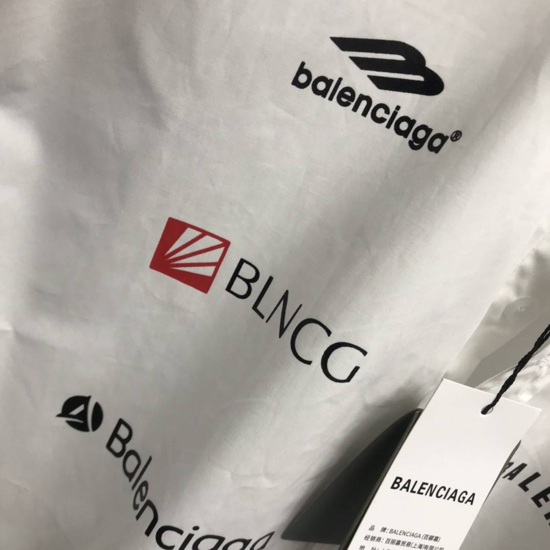 Balenciaga LOGO LOGO racing style long sleeve shirt