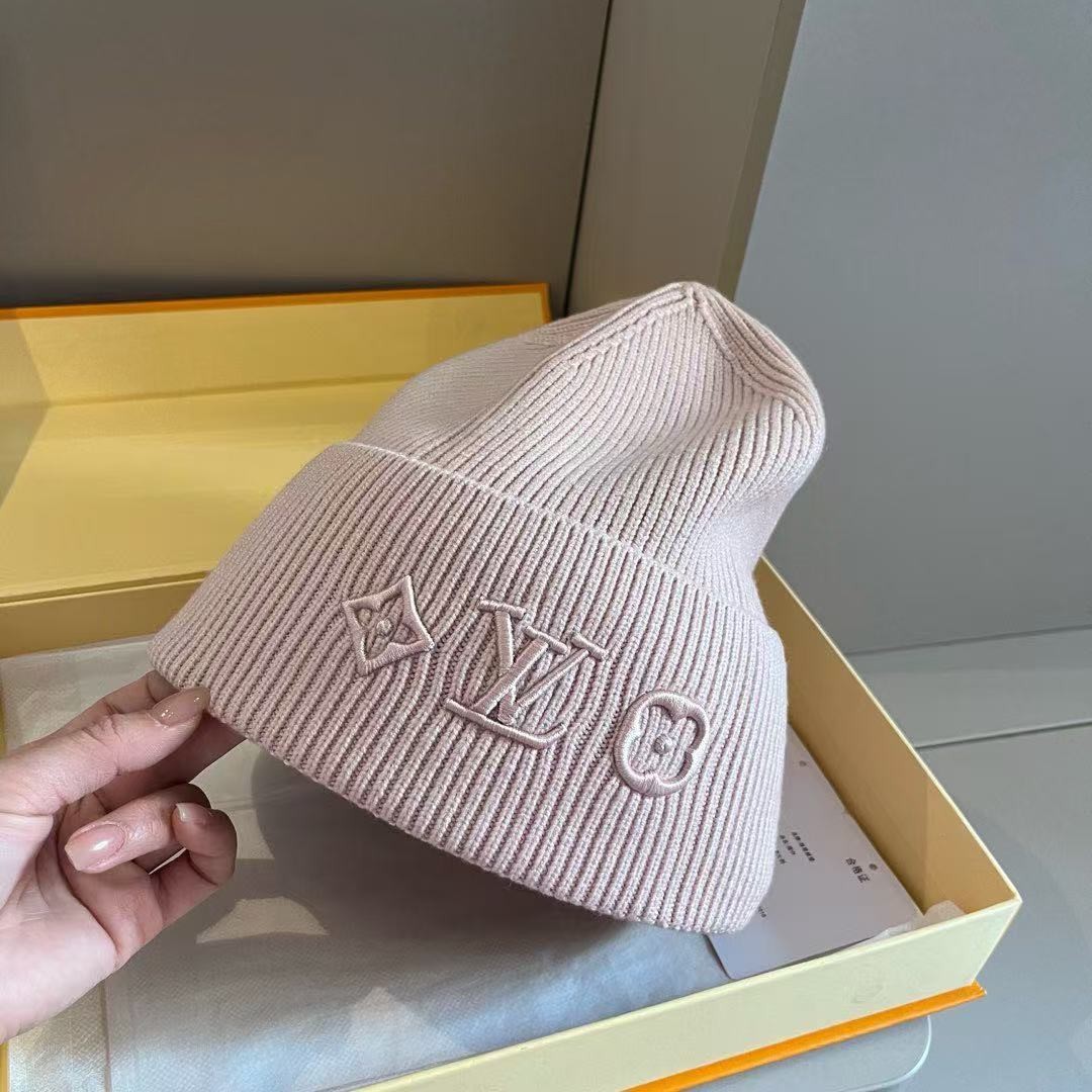 [#4092] Louis Vuitton autumn and wi nter new knitted hat