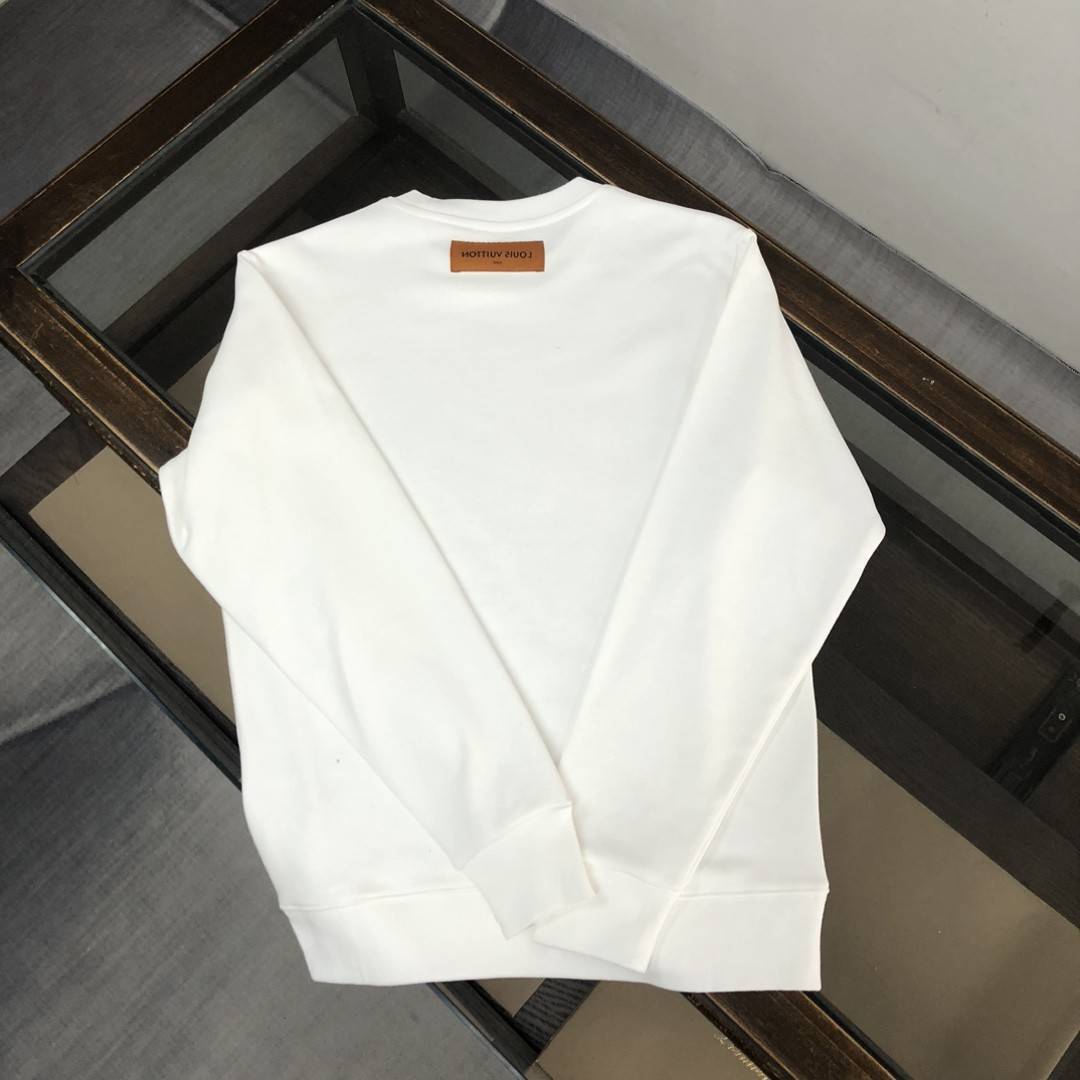 Louis Vuitton 2023 new autumn and winter couples style round neck sweatshirt