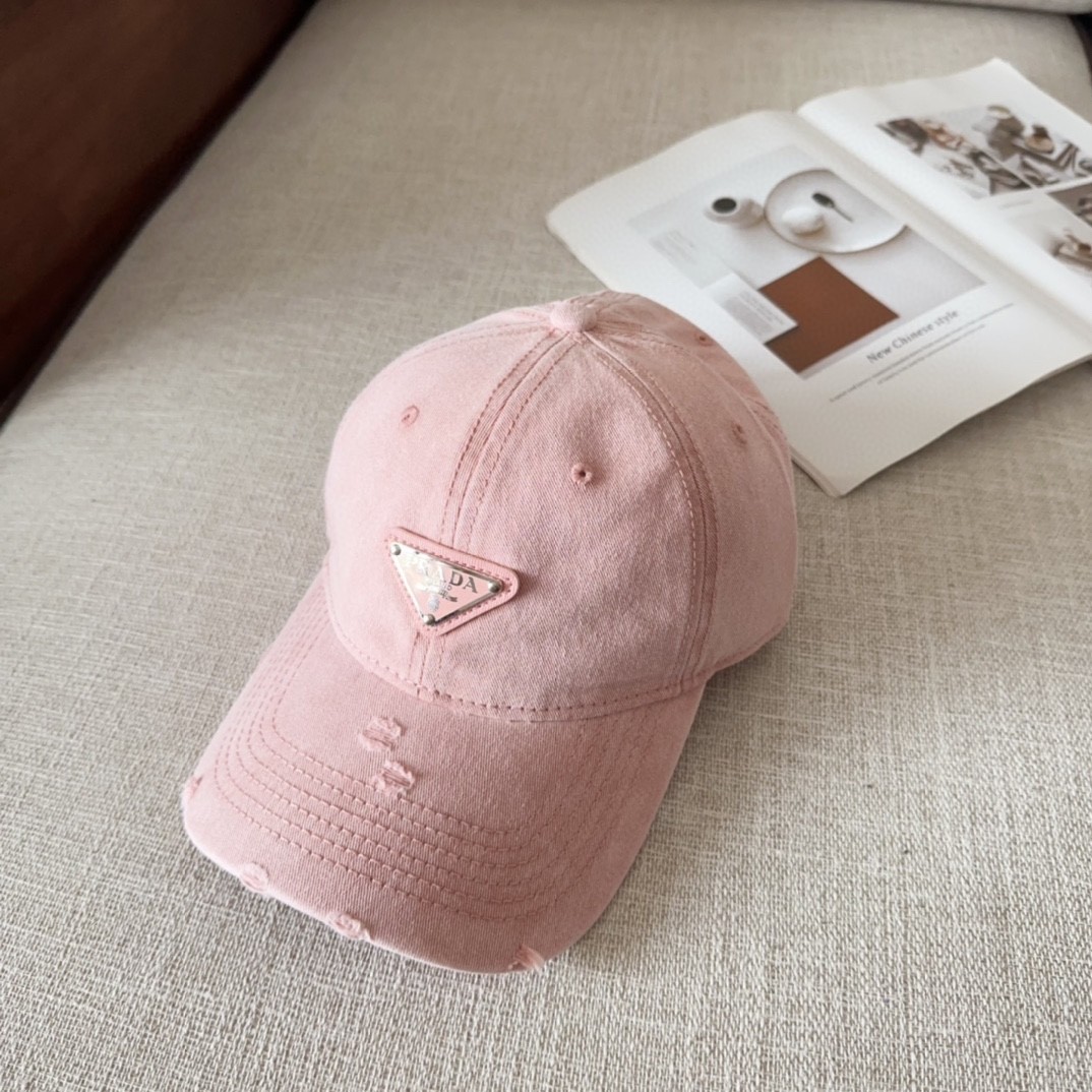 [#4812] Prada baseball cap peaked ca p hat