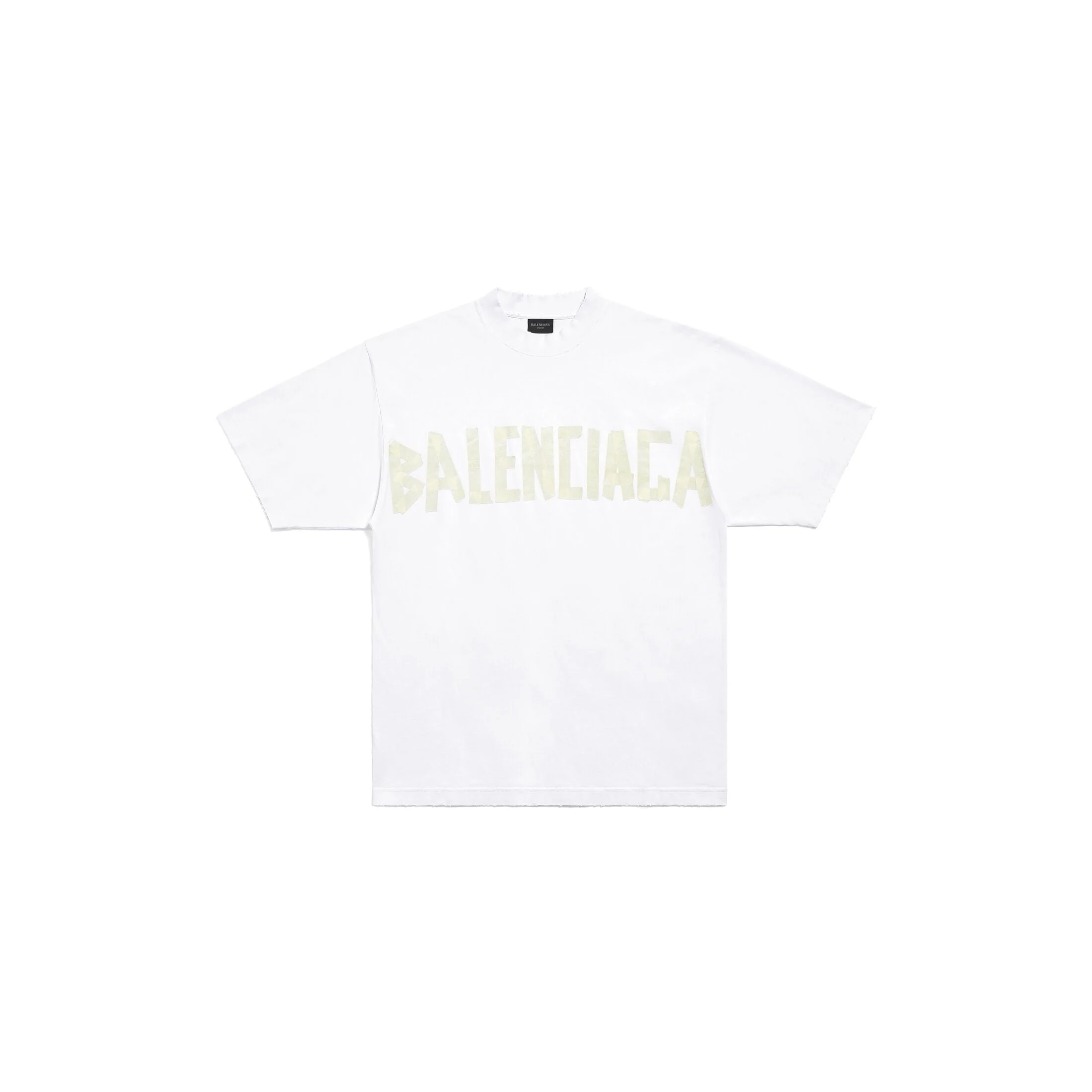 Yellow Letter Print T Shirt