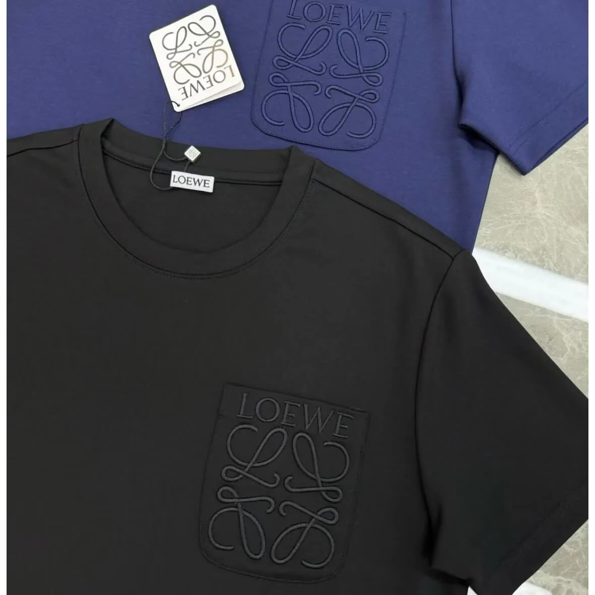 Minimalist Pocket Embroidered Design T-Shirt