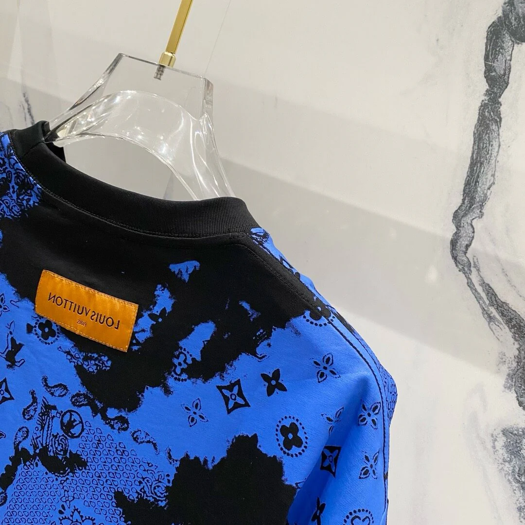 Rendering Blue Full Print T Shirt