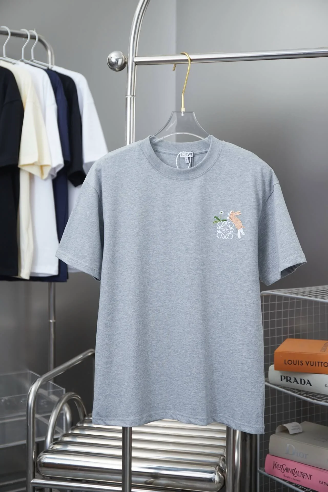 Rabbit Embroidery T Shirt