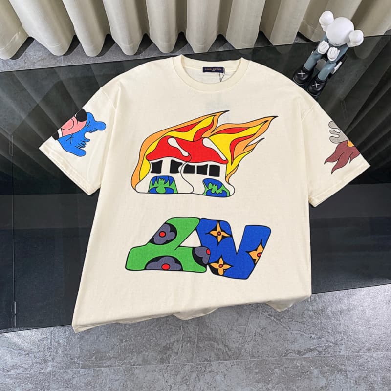 2025 Flame Graffiti Locomotive T-Shirt