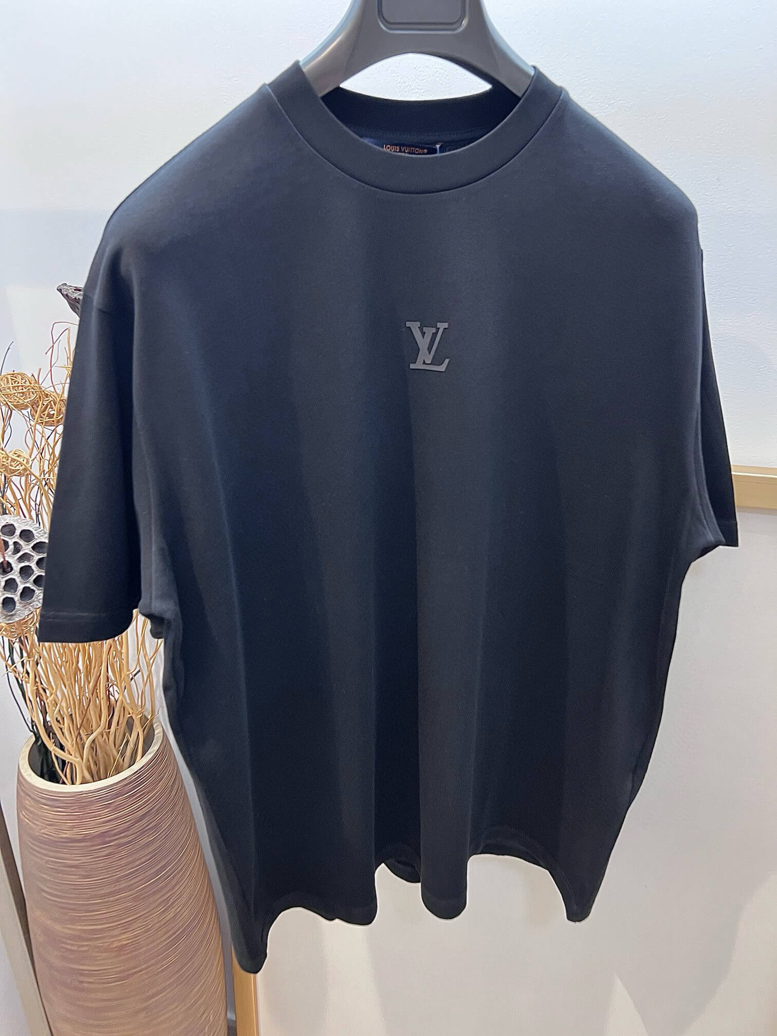 Letter Embossed T Shirt