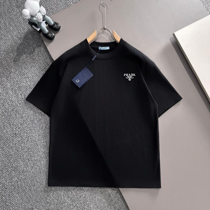 Minimalist Patchwork Embroidered T-Shirt