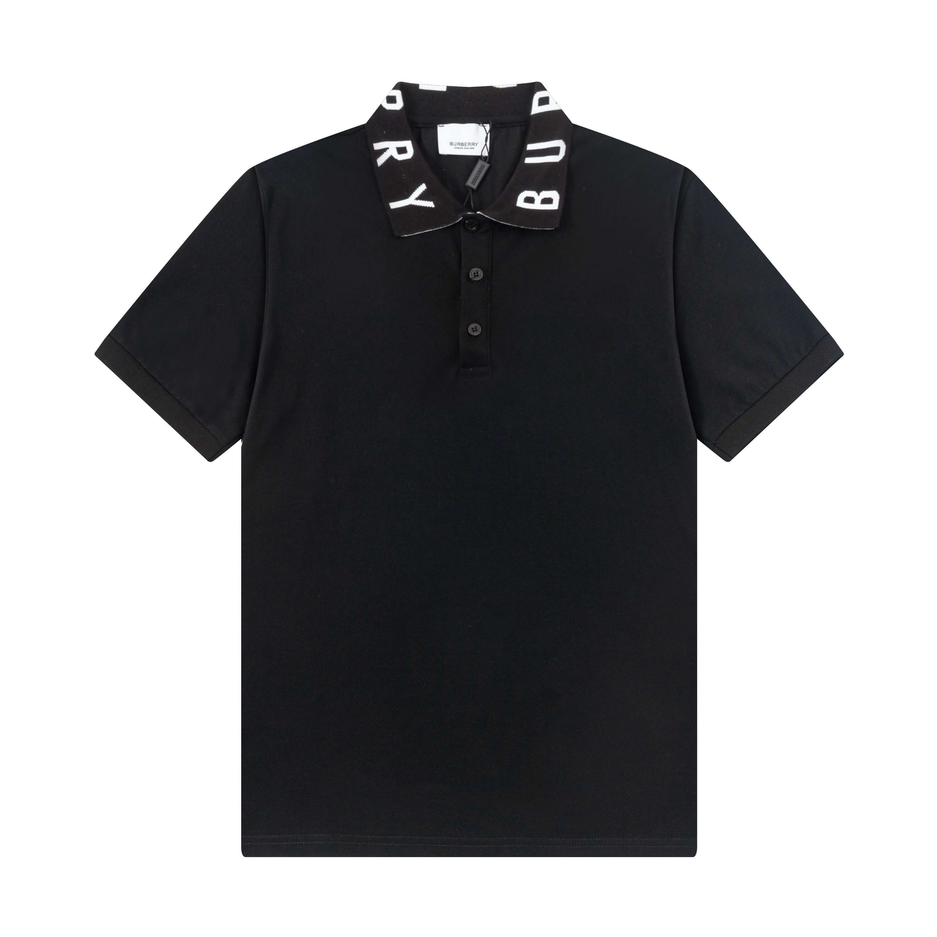 Neckline Letters Polo Shirt