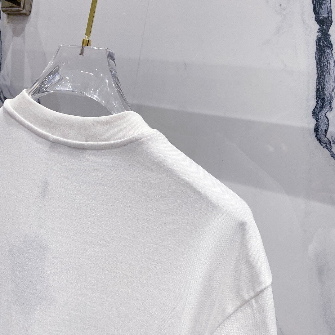 Triangle Pattern 3D Embroidery T Shirt