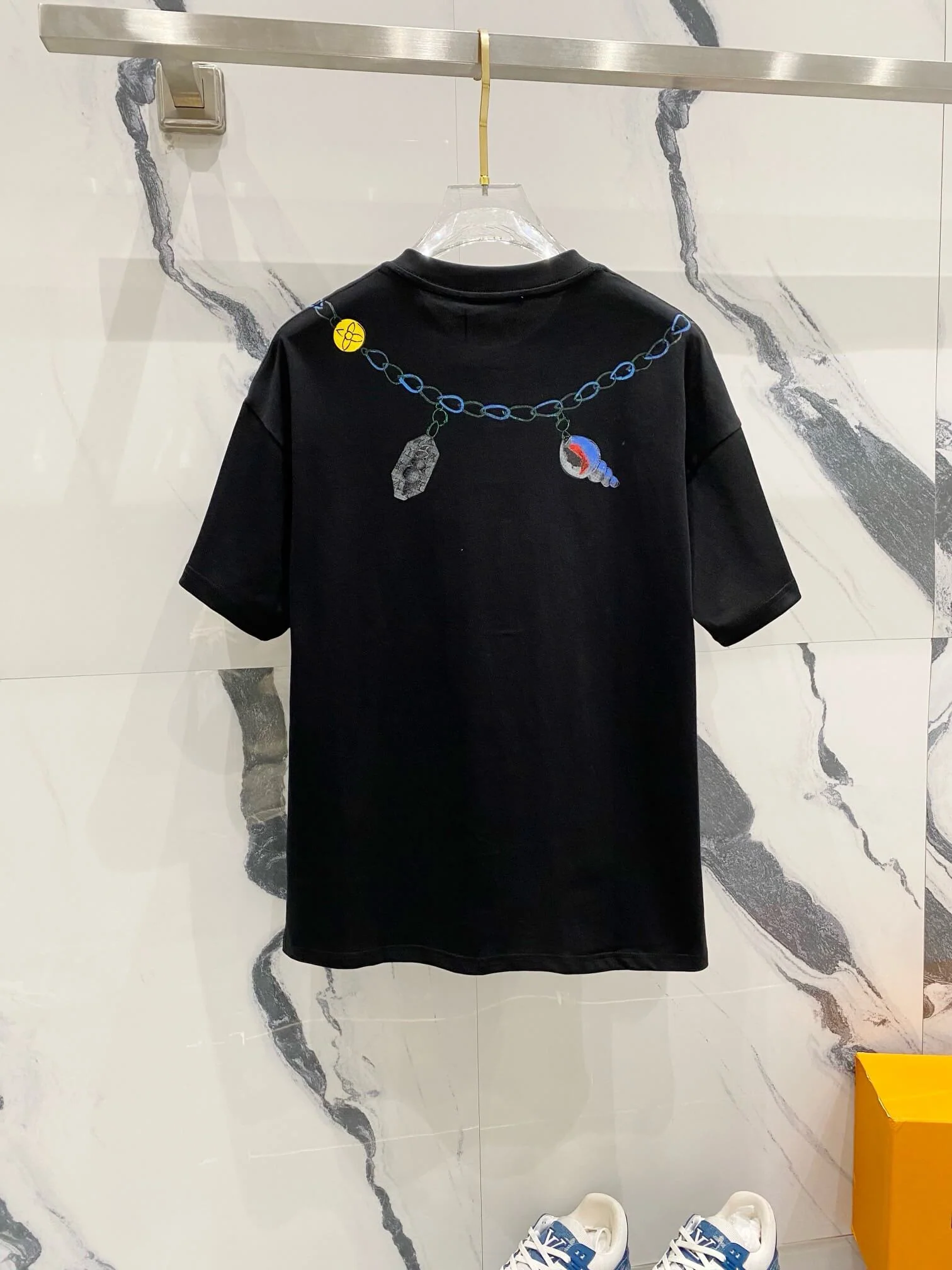 Necklace Print T Shirt