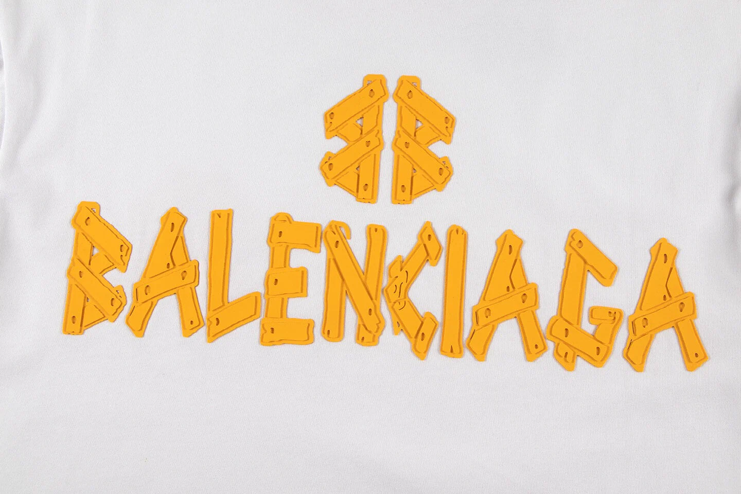 Silicone Letter Design T-Shirt