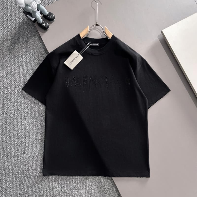 2025 New Front and Back Rhinestone T-Shirt