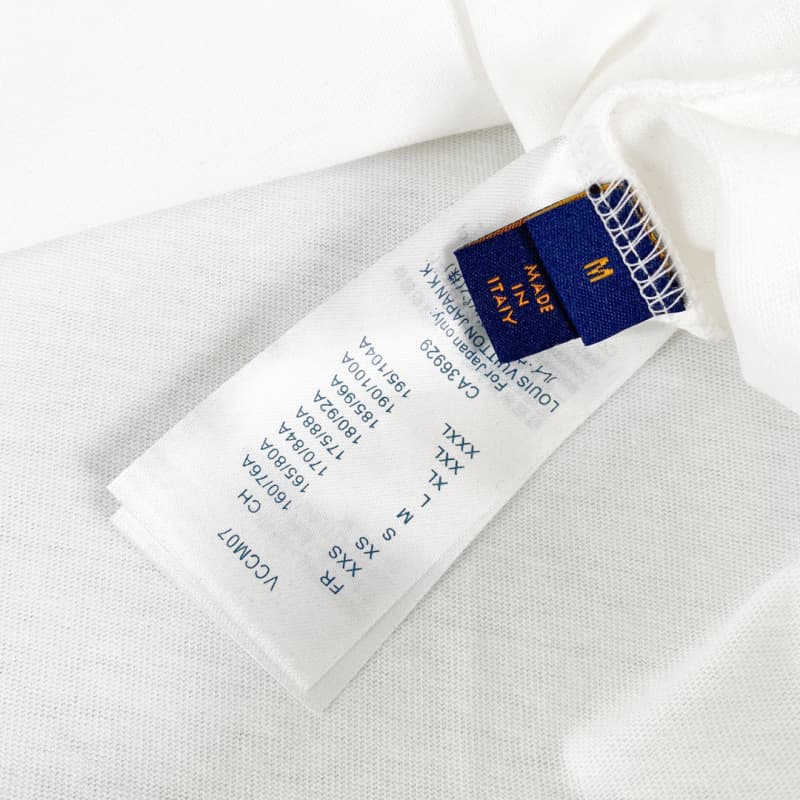 Necklace Letter + Chest Embroidery T-shirt