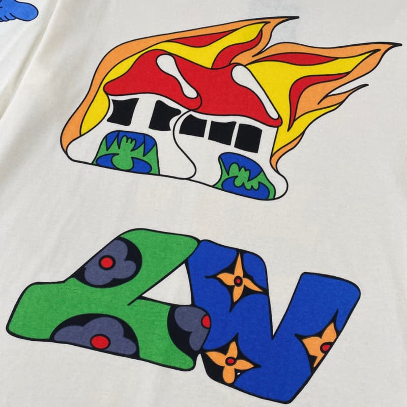 2025 Flame Graffiti Locomotive T-Shirt