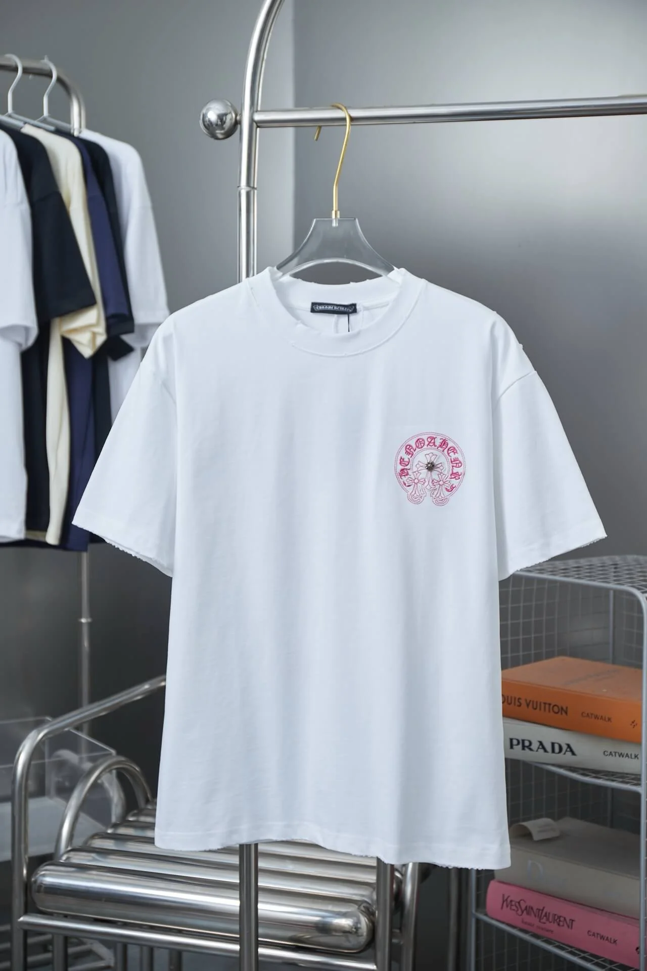 Cross Embroidery T Shirt